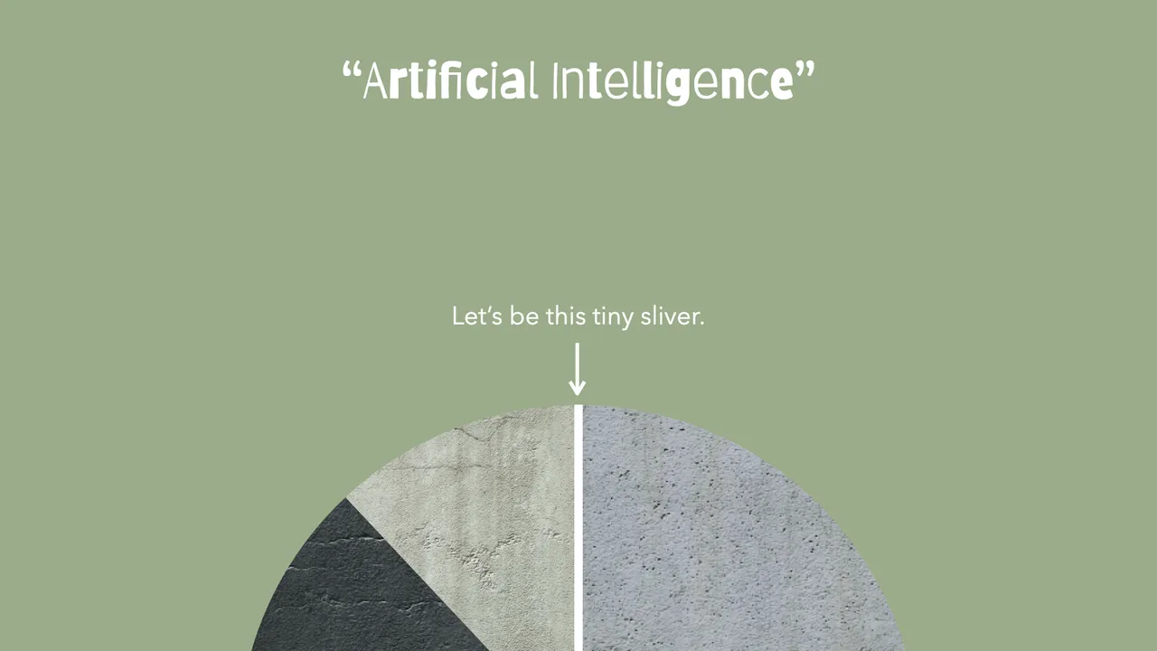 Let's be this tiny sliver